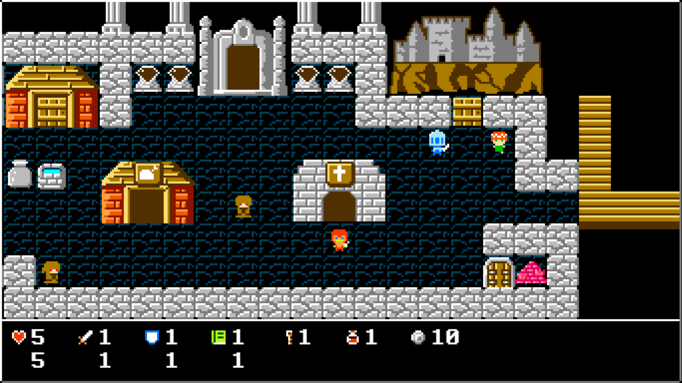 玩 World's Smallest RPG