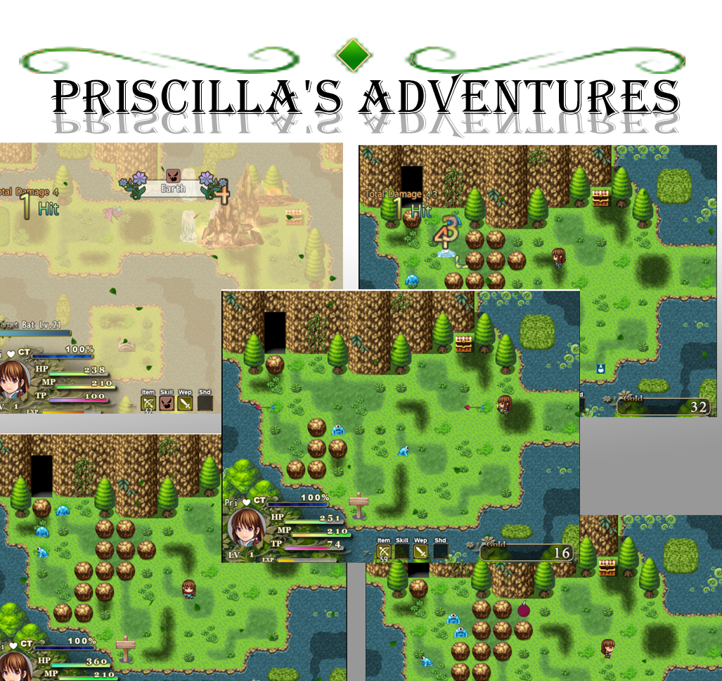 Spela Priscilla's Adventures