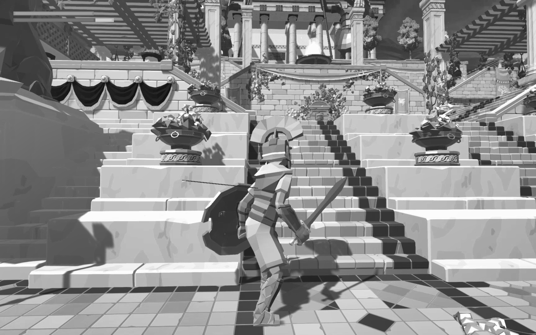 Laruin ang Black and white roman  