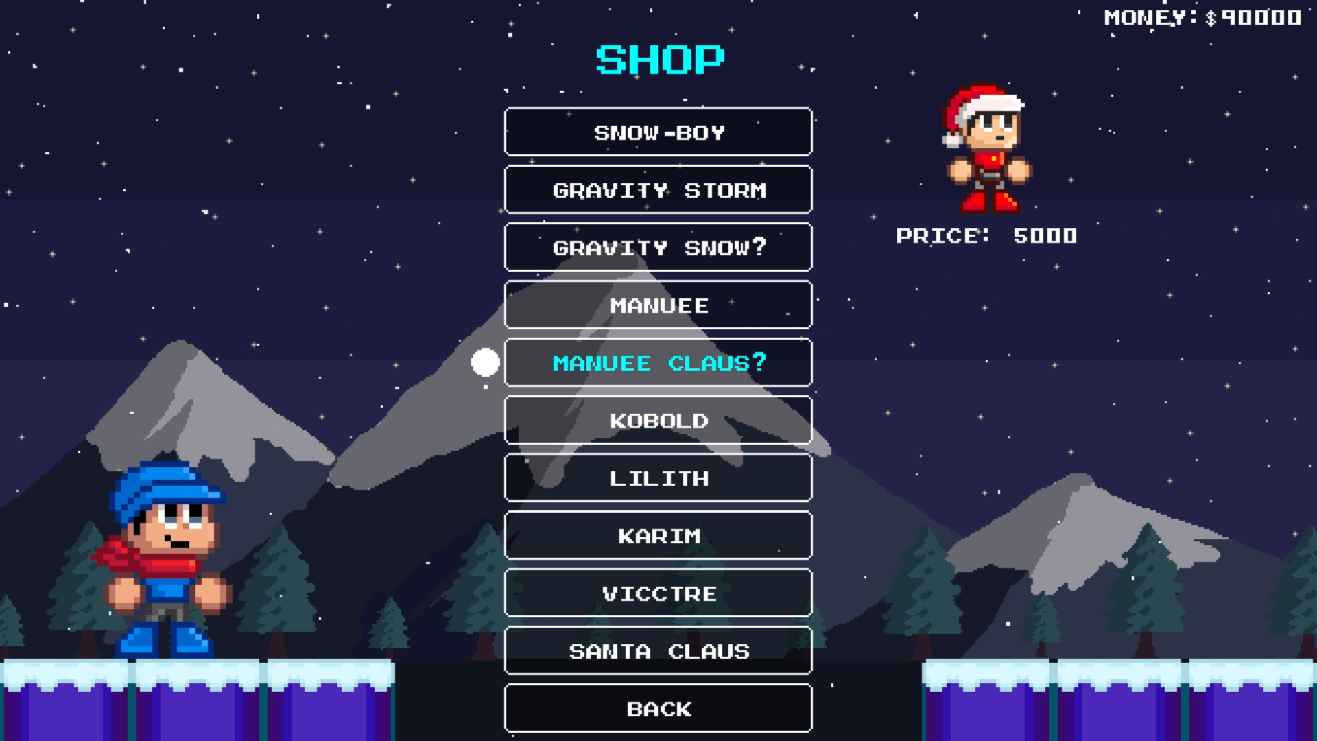 Играть в Snow-Boy