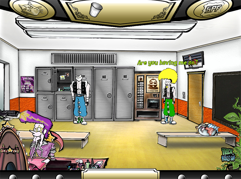 Juega a TREX and Muscle SAM: ANK!