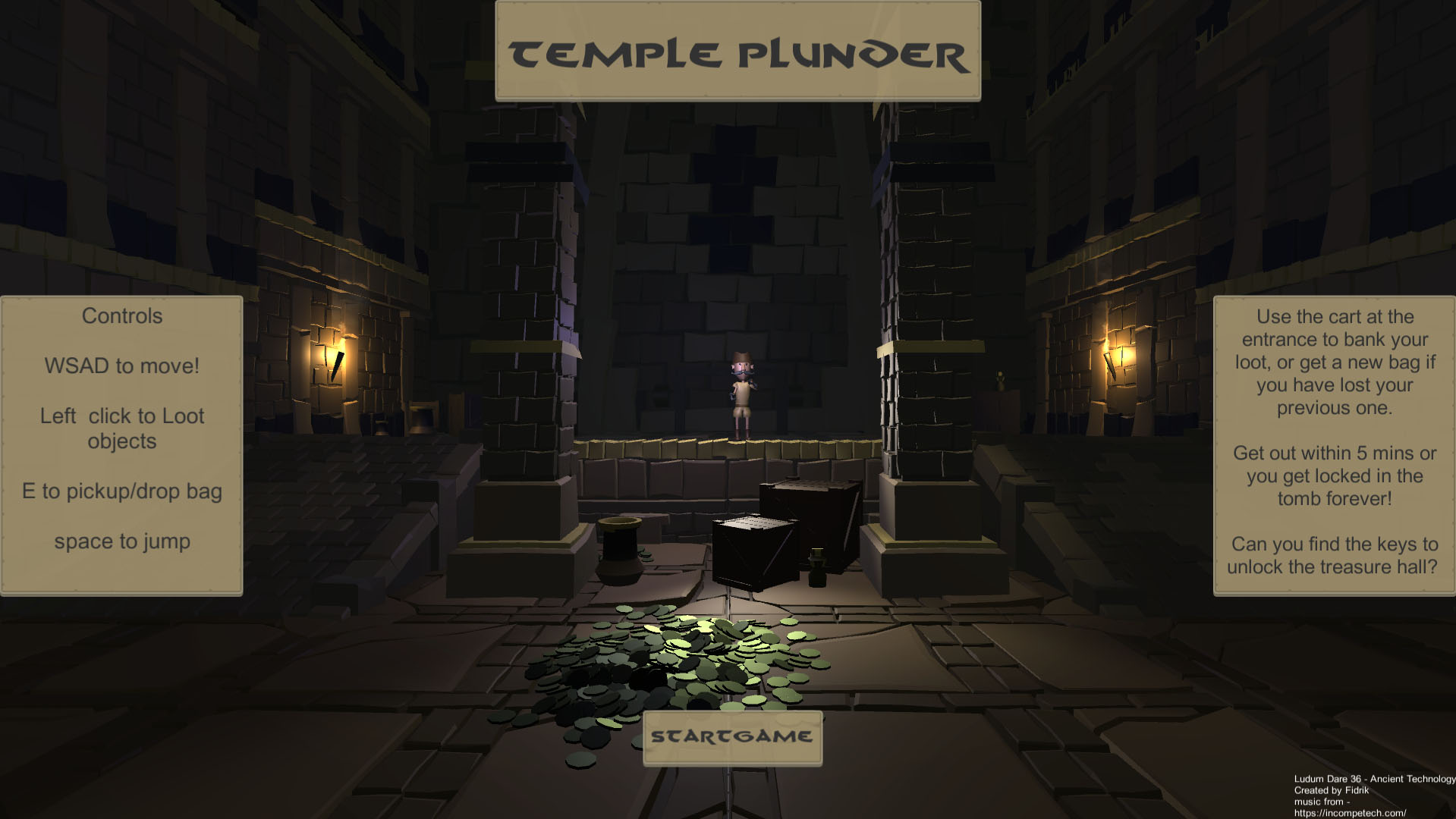 เล่น Temple Plunder