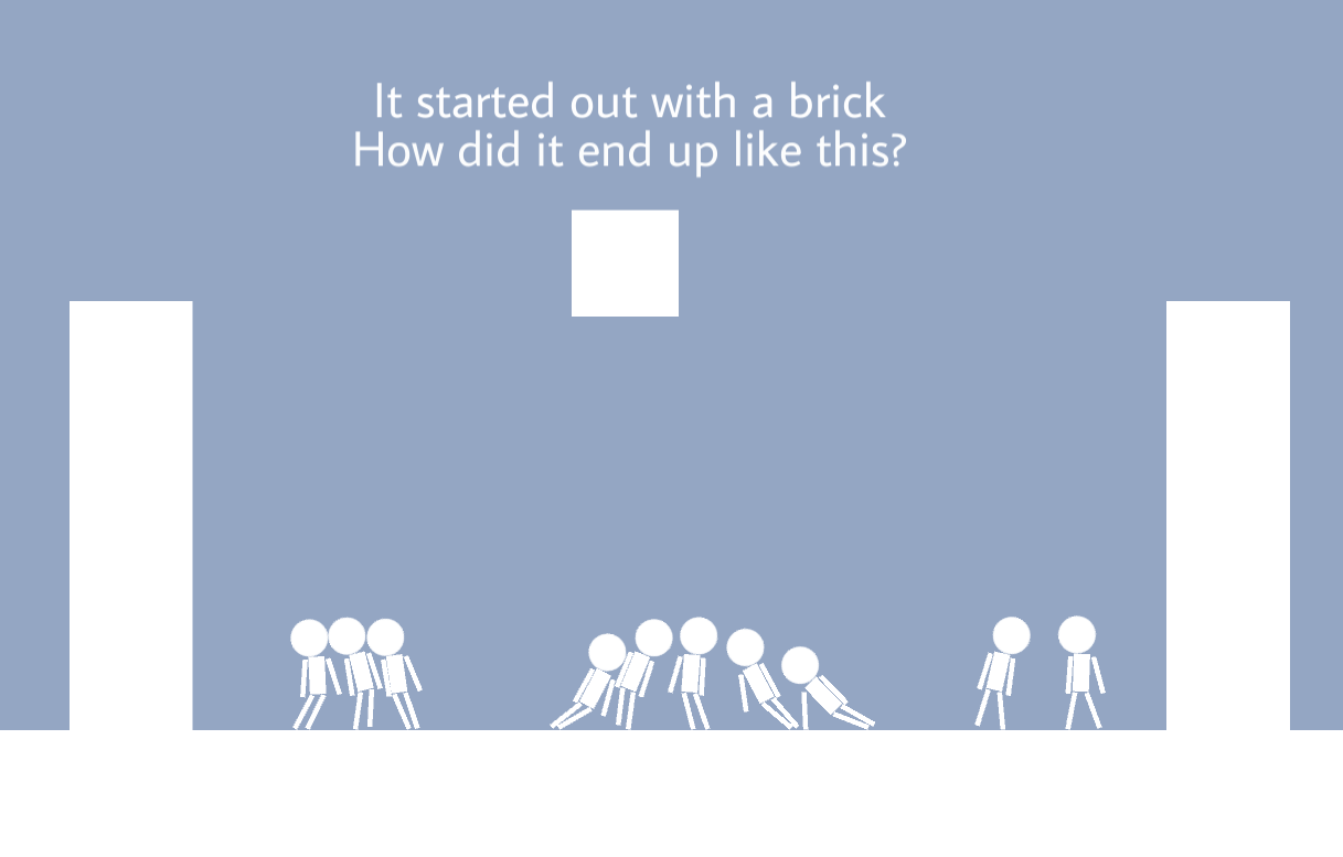 Laruin ang It Started With A Brick