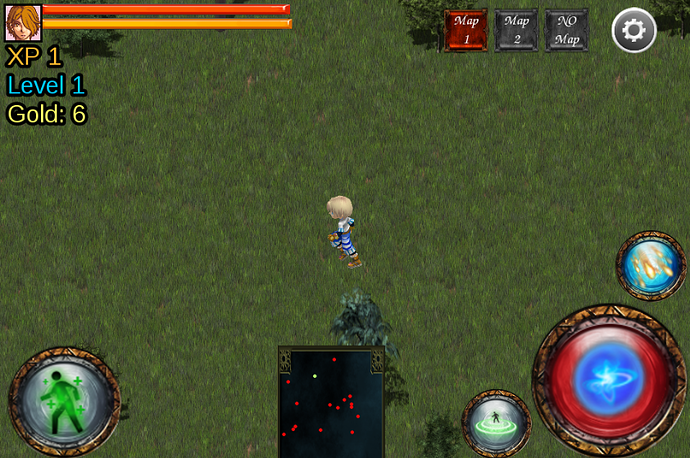 Hraj ARPG-"dynamic map" module