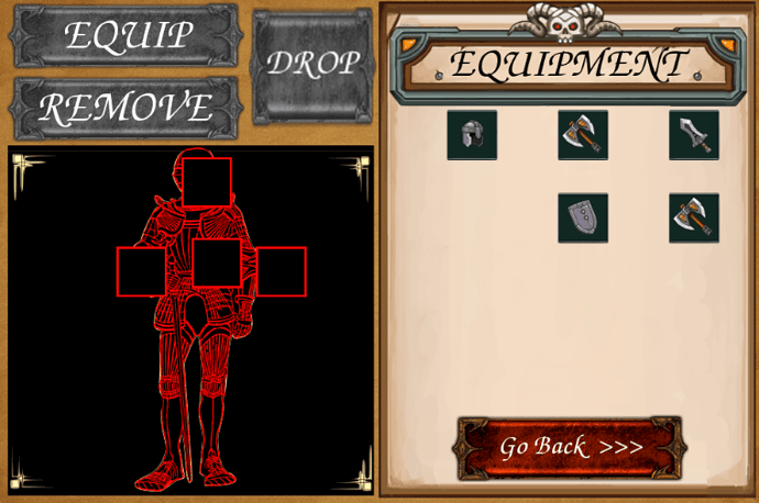Play to ARPG-"equipment" module