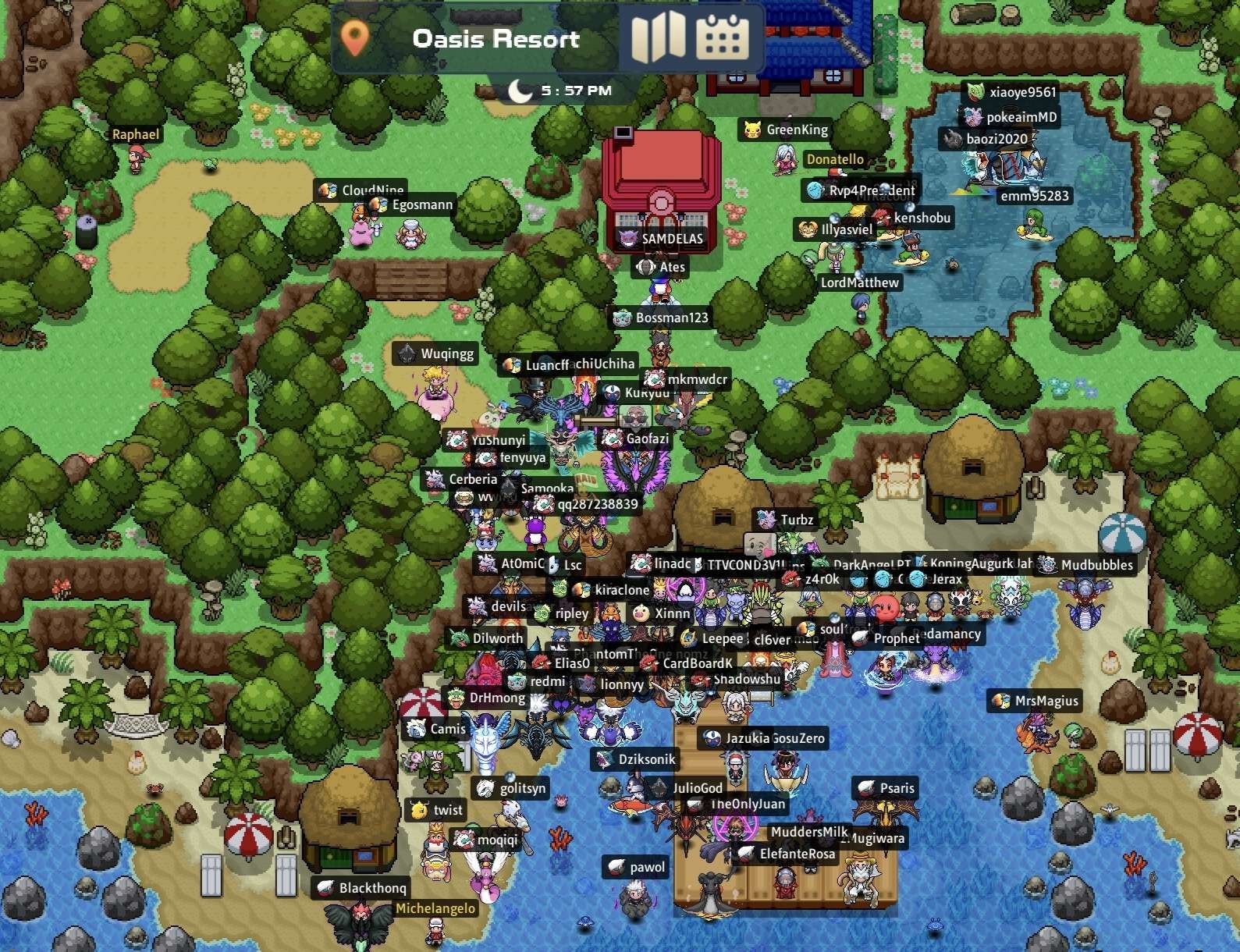 Грати в Pokemon Blaze Online