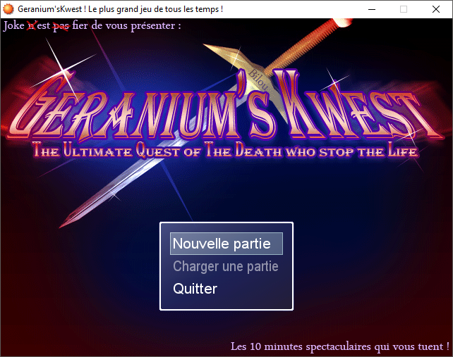 Juega a Geranium’s Kwest