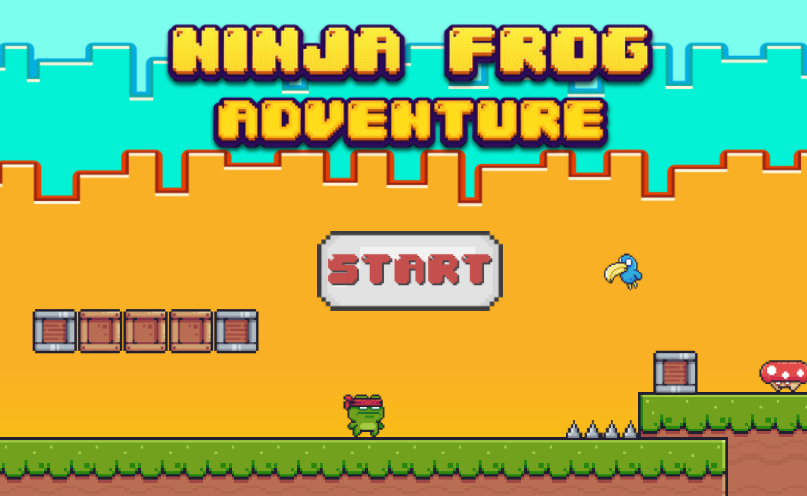 เล่น Ninja Frog Adventure