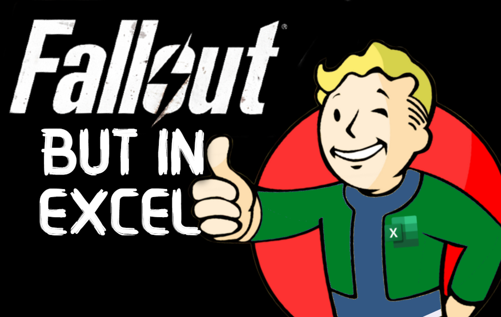 玩 Fallout in Excel