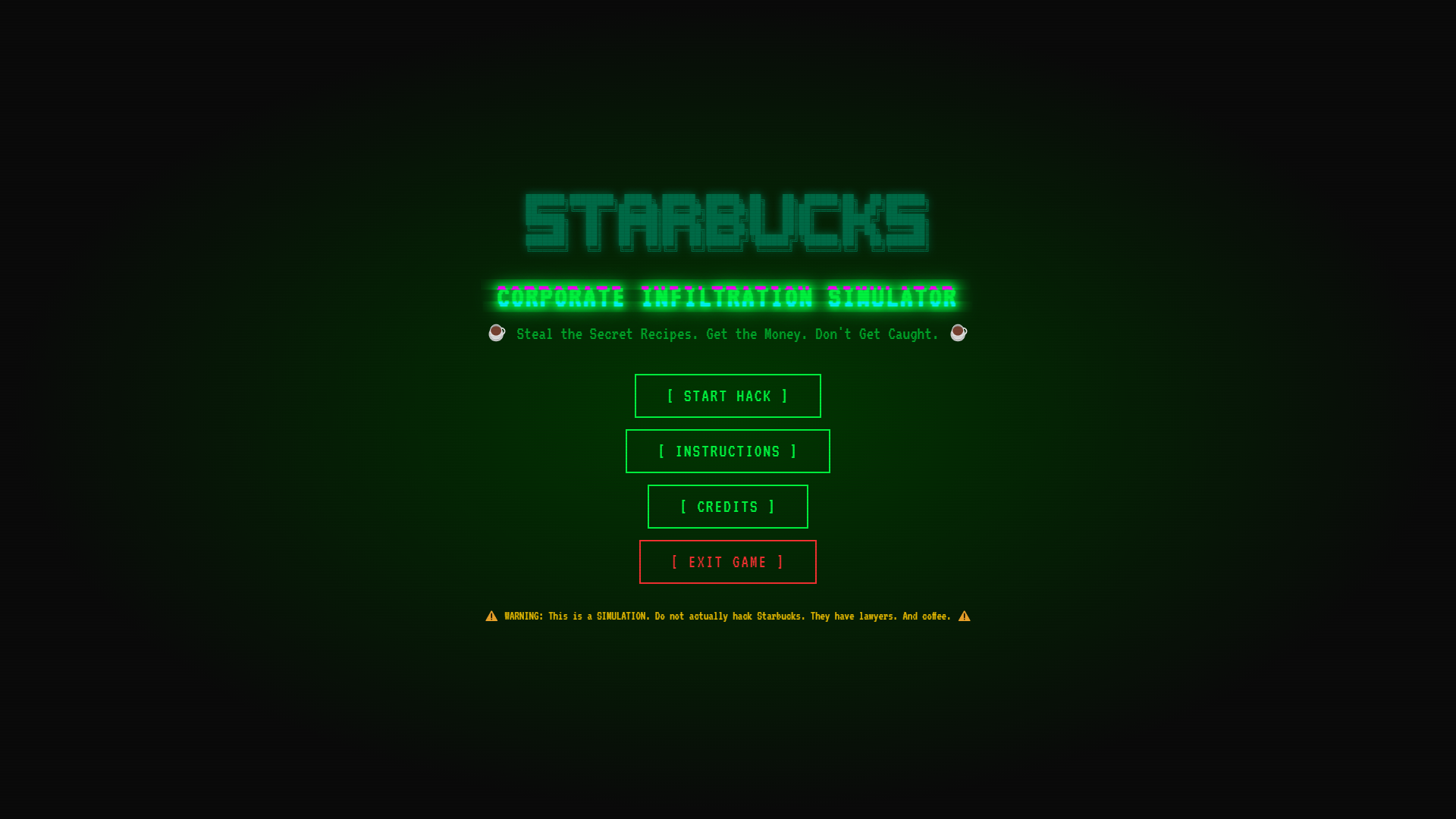 Joue à Hack Into Starbucks