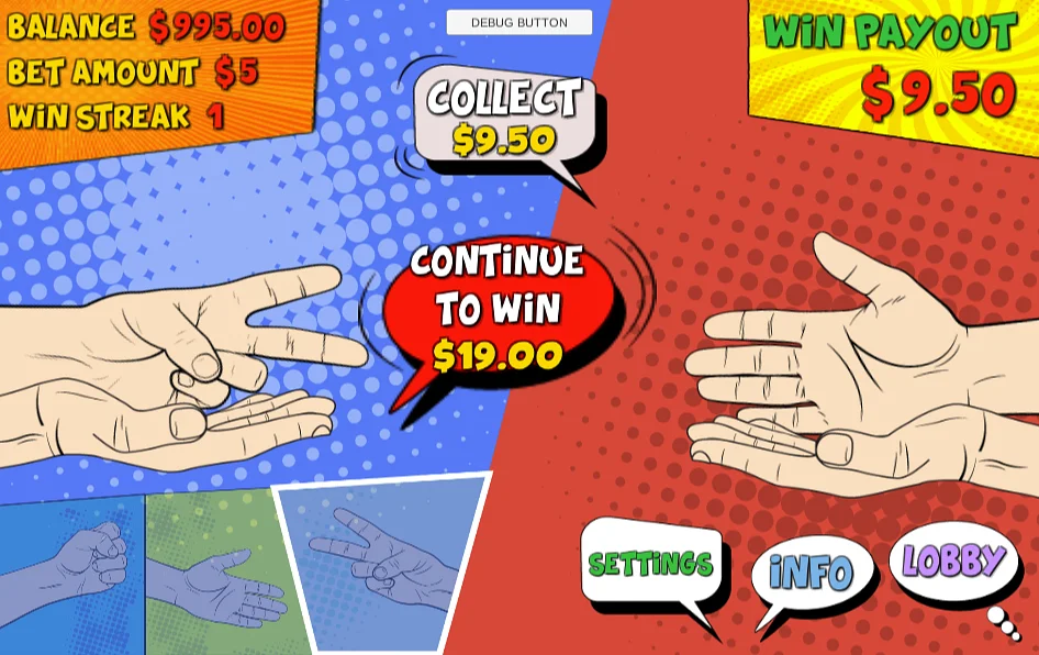 Graj w Rock, Paper, Scissors