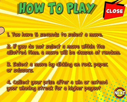 Rock, Paper, Scissors - الشاشات