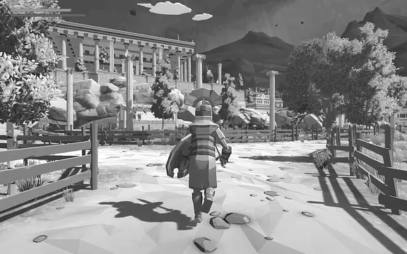 Black and white roman   - หน้าจอ