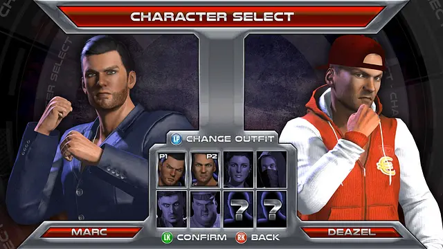 Fighting Generation Demo - หน้าจอ