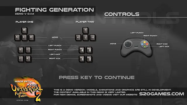 Fighting Generation Demo - Mga piktur