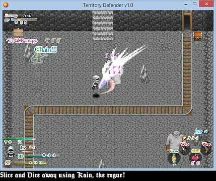 Territory Defender - หน้าจอ