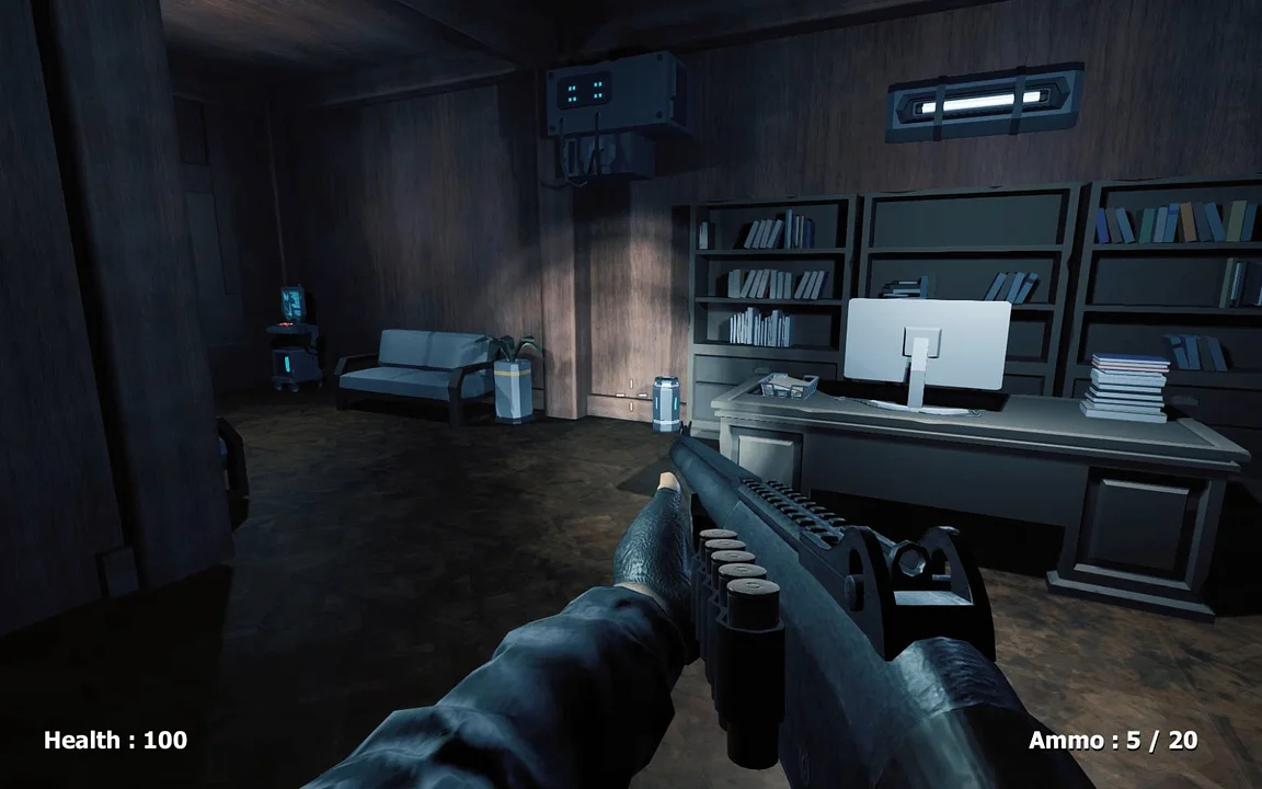 Spela Evil Space Base : FPS