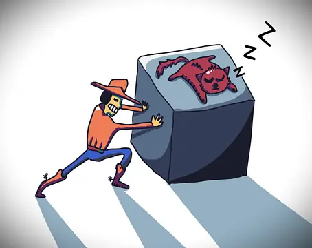 Play to Stack Cat and the Cowboy Kid