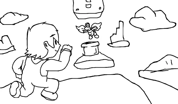 Alan in Super Mario Bros - 作品