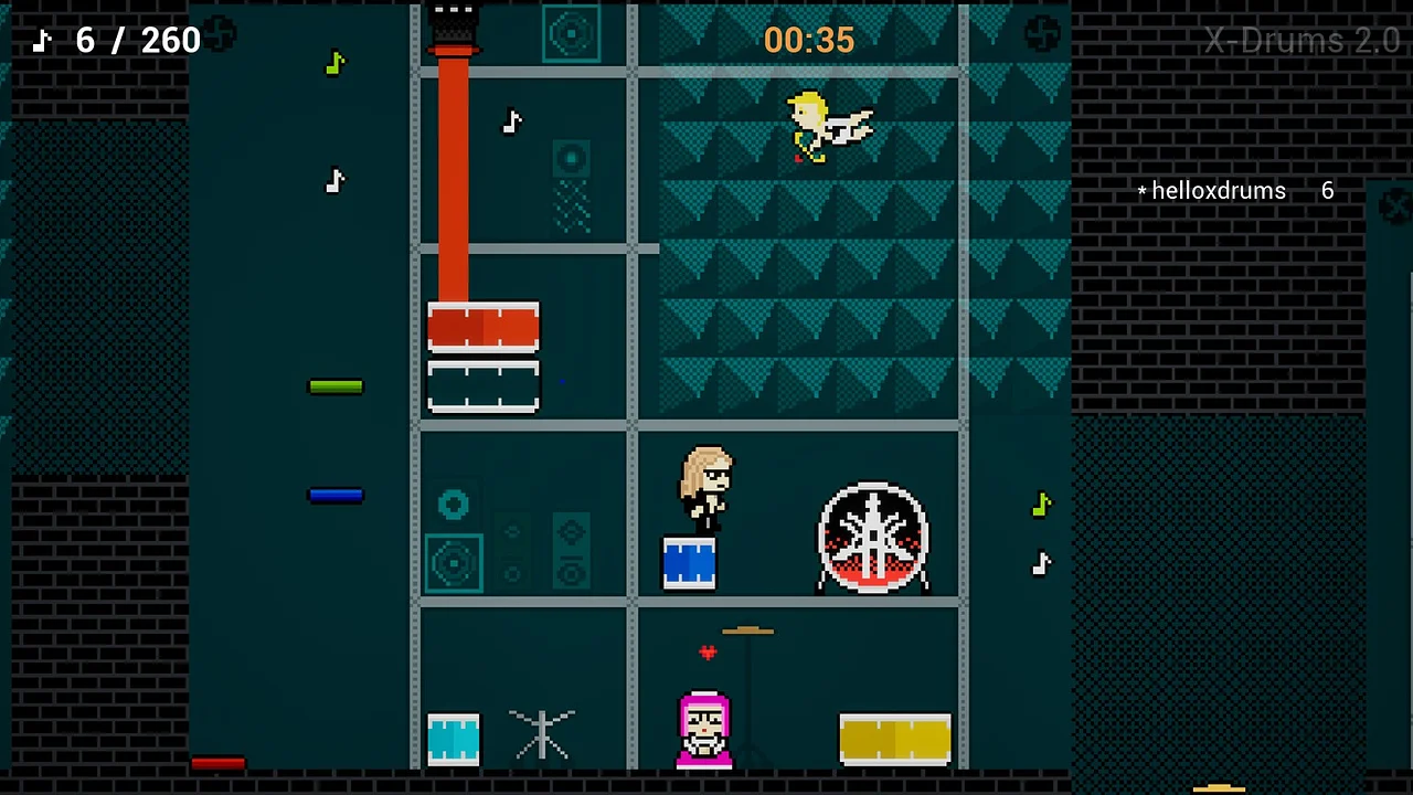 X-Drums 2.0をプレイする
