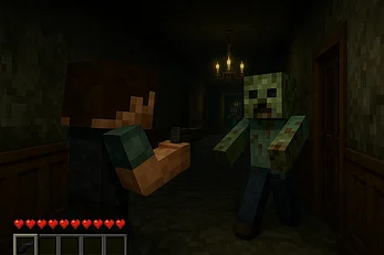 Играть в Resident Evil (Minecraft)