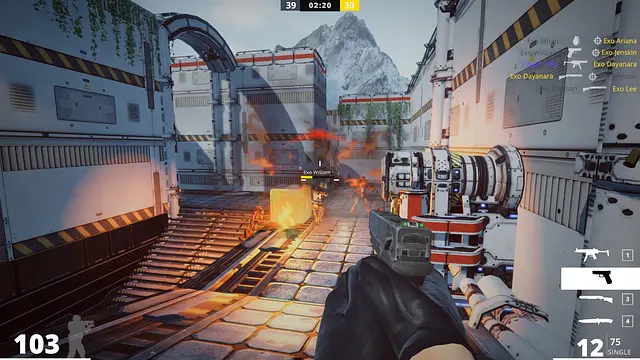 Project Exo Assault - หน้าจอ