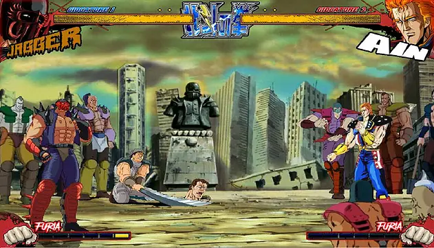 Hokuto no Ken Mikehaggar - หน้าจอ