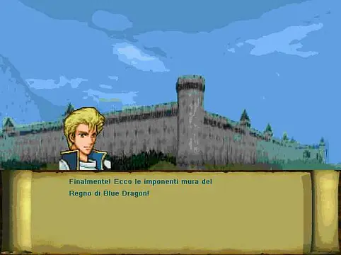 Blue Dragon-Saga I - หน้าจอ