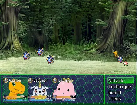 Digimon World Cyber - Zrzuty ekranu