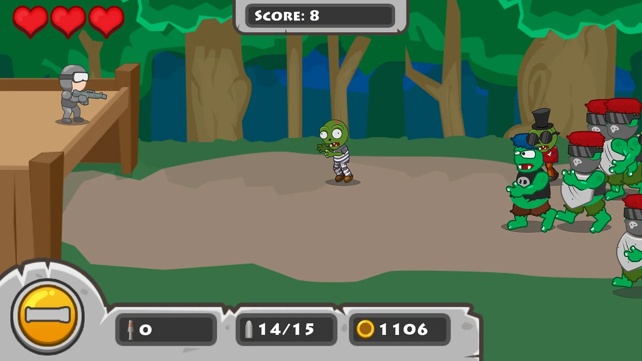 Speel Attack of Zombies