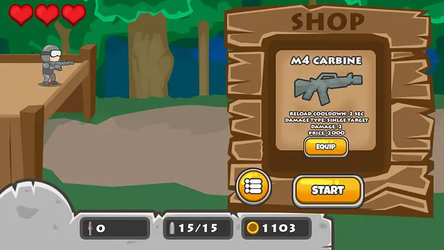 Attack of Zombies - Skärmdumpar