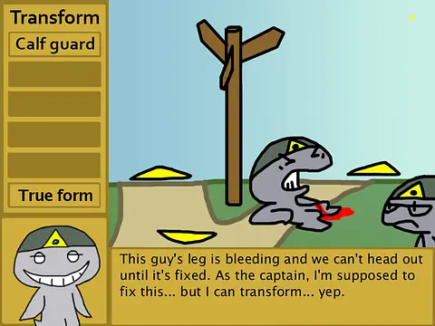 Transmorgification Situat - หน้าจอ