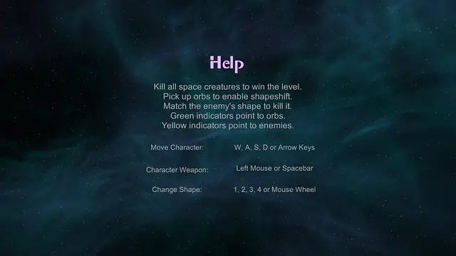 Space Shifter - الشاشات