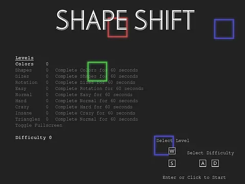 Laruin ang Shape Shift