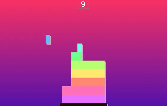 Stack 5 blocks! screenshot