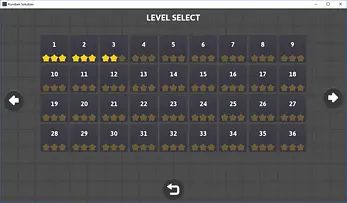 Kuroban Sokoban - الشاشات