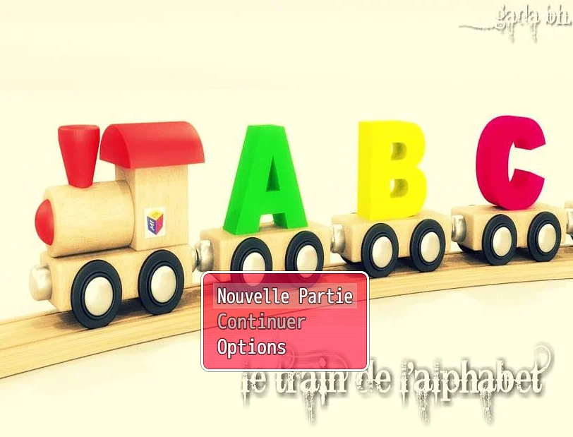 Spiele le train de l'alphabet 