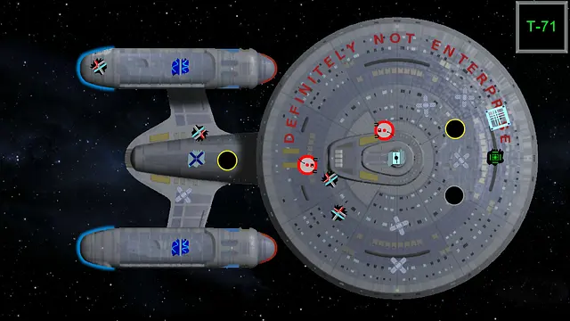 T-90 PARSECS - หน้าจอ