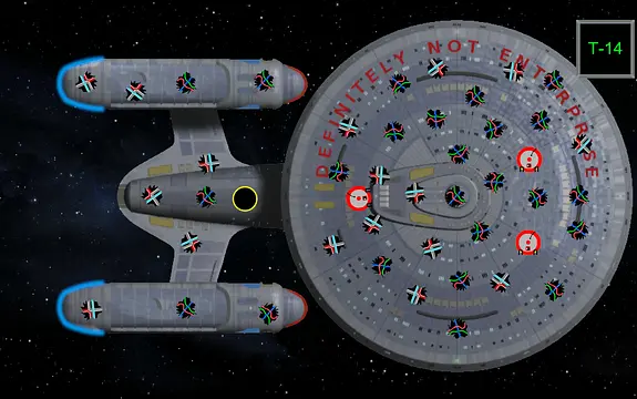T-90 PARSECS - หน้าจอ