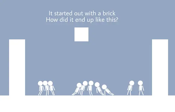 Laruin ang It Started With A Brick