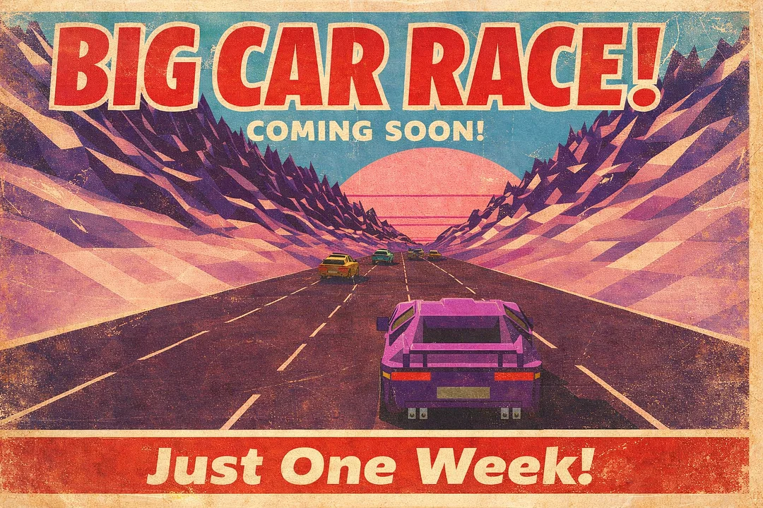 Just One Week - The Race! | Immagine di Copertina