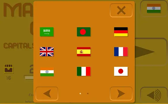 Match 3 Quiz Capitals - Imagens