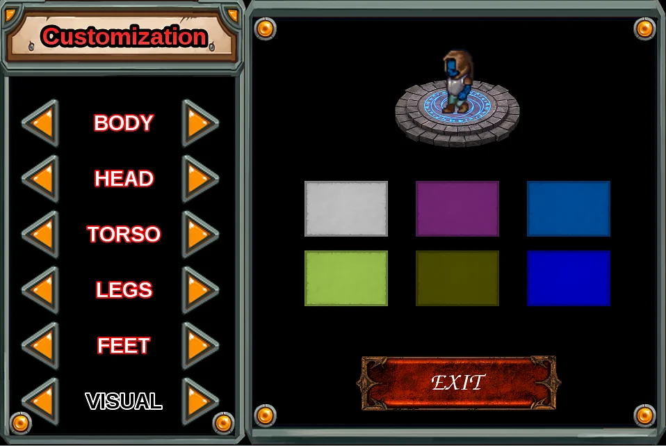 Speel ARPG-customize the avatar