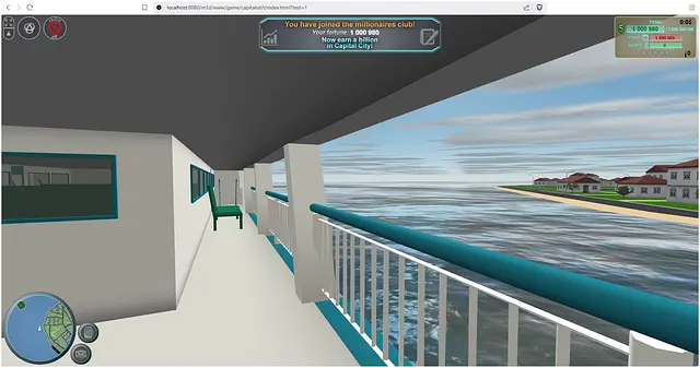 Race For Capital 3D - หน้าจอ