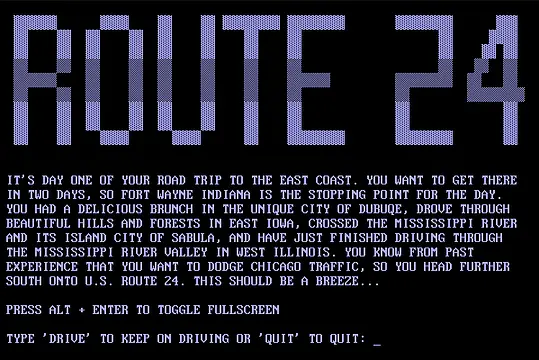 Route 24 - หน้าจอ