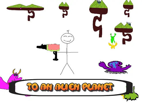 Sander Dykke: TeleGun - หน้าจอ