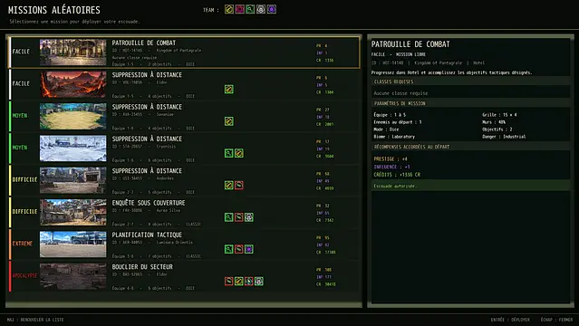 AoS Force - Tactical Manager - Screenshots