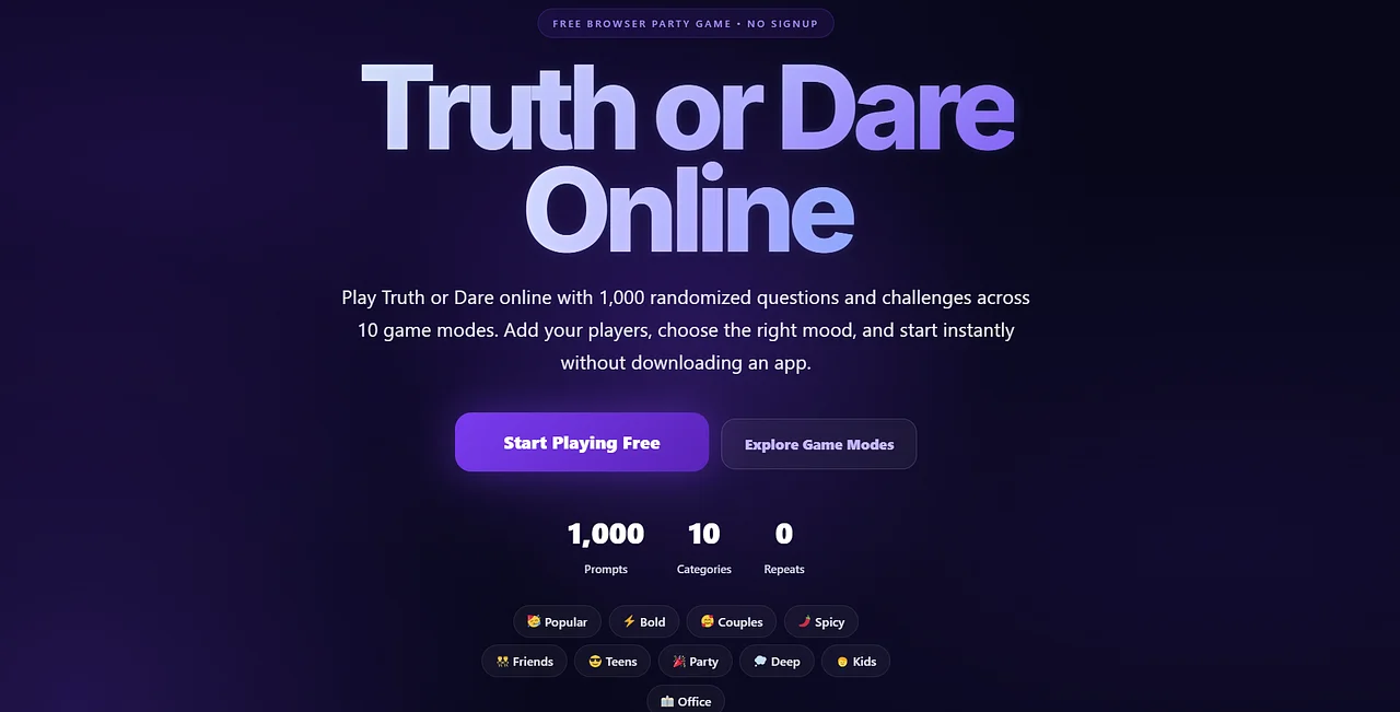 Laruin ang Truth or Dare Zone