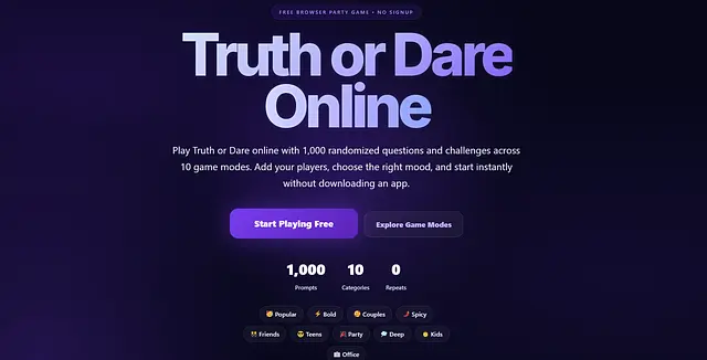 العب Truth or Dare Zone