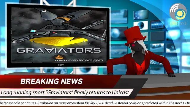 Graviators - หน้าจอ